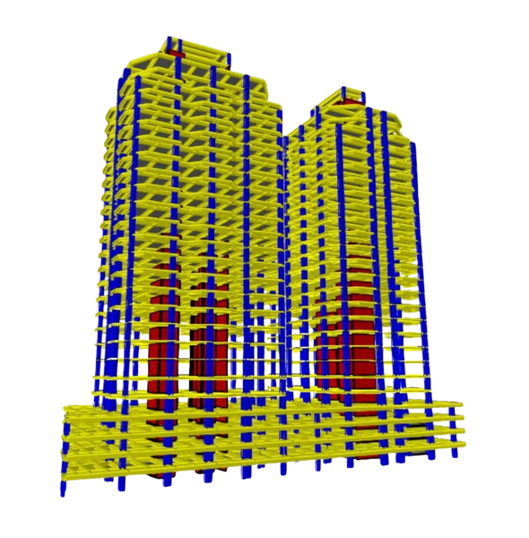 28 STOREY- GOTESCO TWIN TOWER Blueprint